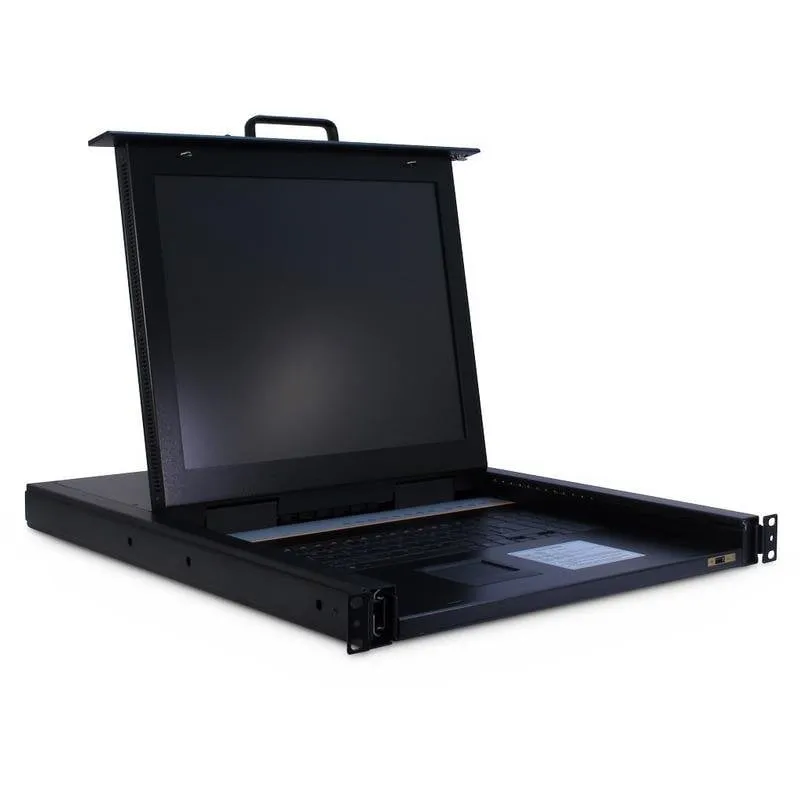 Console rack KVM Inter-Tech KVM-1708 17" 1280x1024 8 server USB PS/2