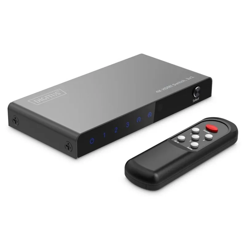 Commutatore HDMI 4K 3x1 Digitus HDR