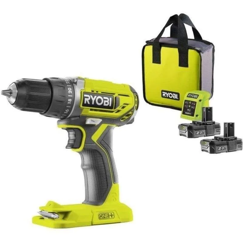 Avvitatore Ryobi ONE+ R18DD2-220S 18V 2 batterie