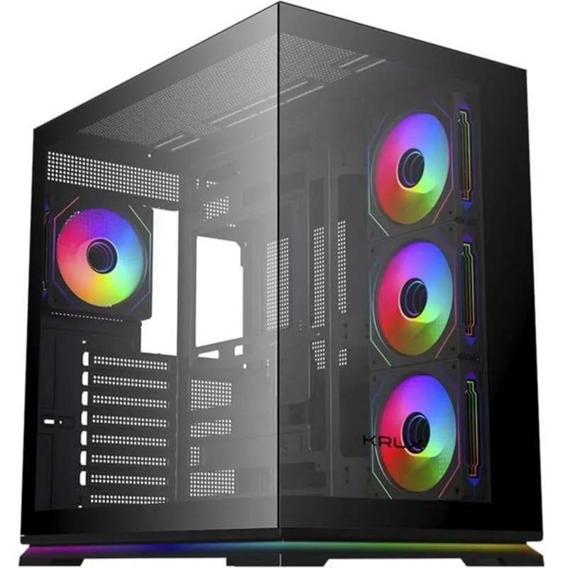 Case PC Krux Atron Mid-Tower ATX Vetro Temperato ARGB