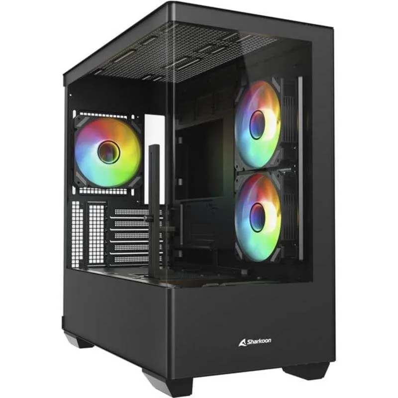 Case Sharkoon ELITE SHARK CM100 Torre Midi µATX RGB