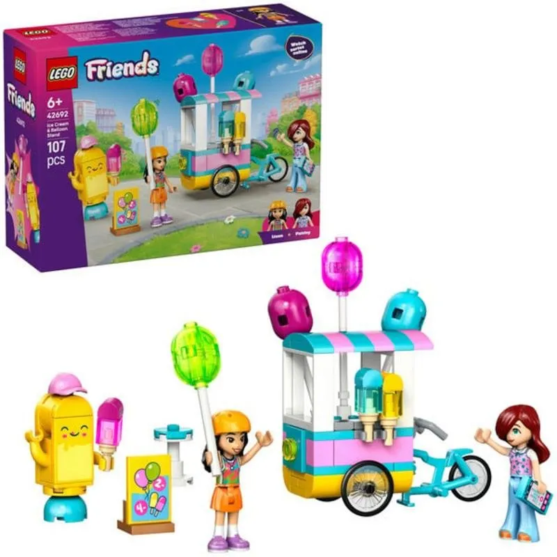 LEGO Friends Posto di Gelati e Mongolfiere 42692 107 pezzi