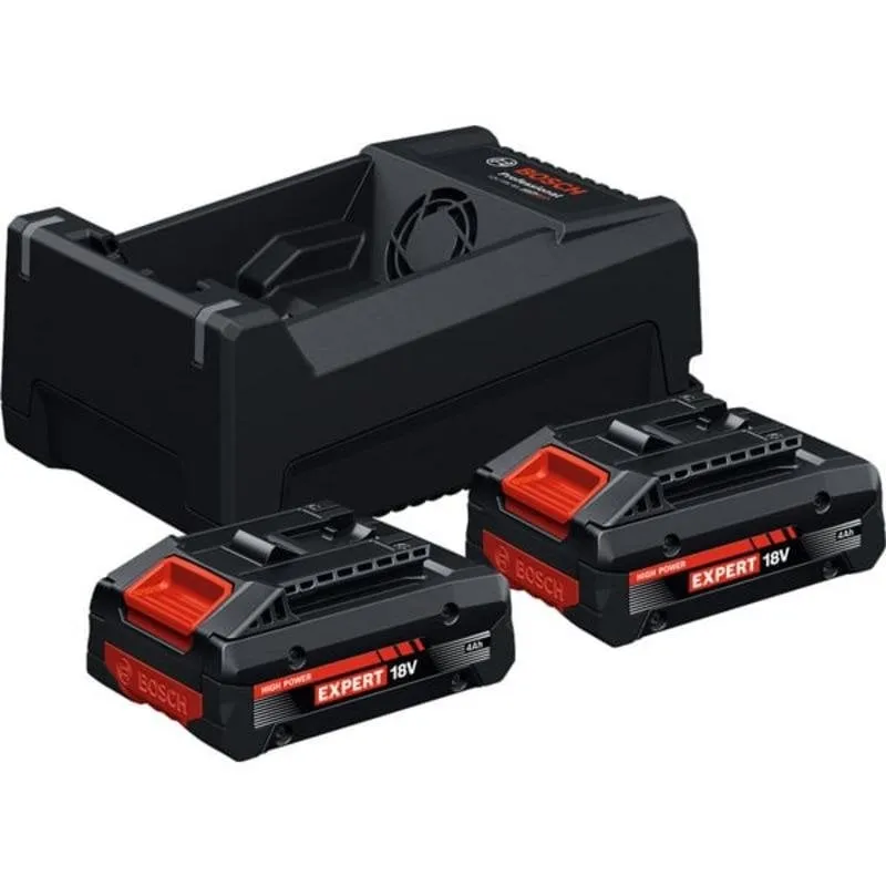 Kit 2 Batterie e Caricatore Bosch Professional 18V 4Ah 8A AMPShare