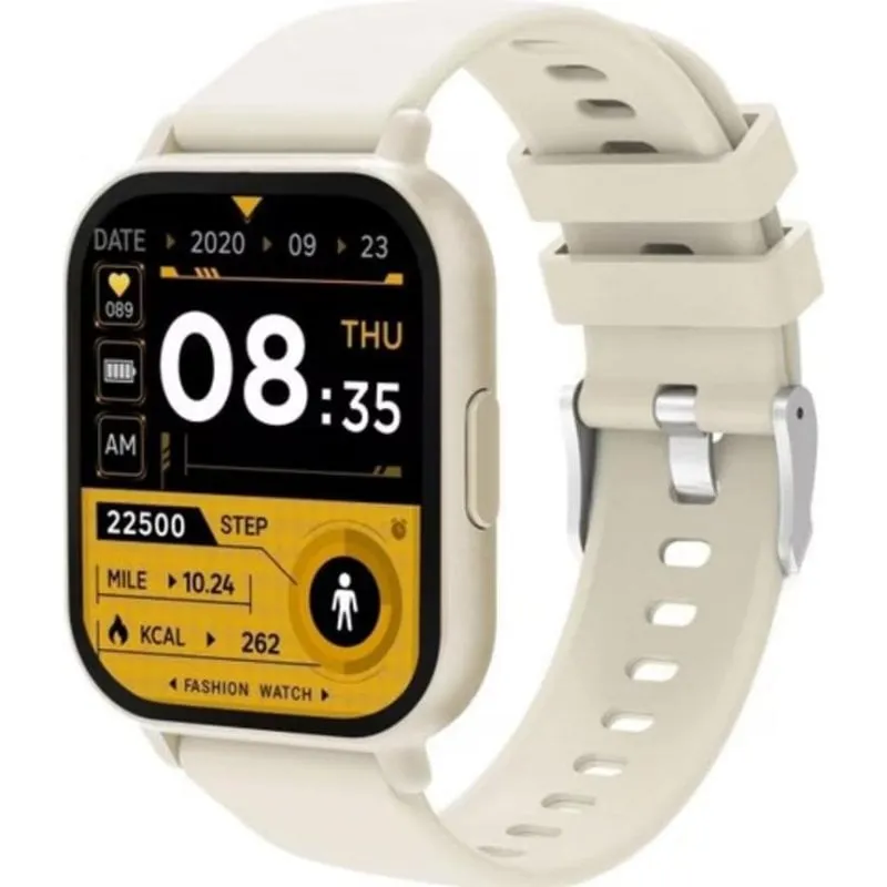 Denver SWC-176BE Bluetooth 7 giorni Beige Smartwatch Cinturino Beige