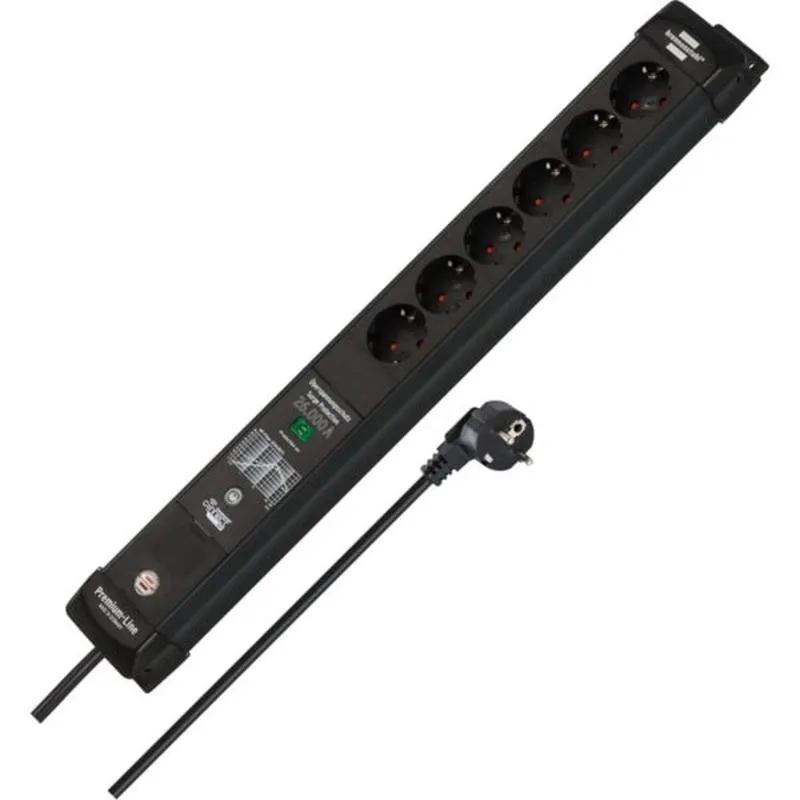 Multipresa Brennenstuhl Connect Premium-Line 6 prese Wi-Fi con protezione e timer