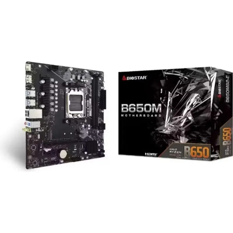 Schede Madri Biostar B650M2-E AMD B650 AM5 DDR5 Mini-ATX WiFi Ethernet Gigabit