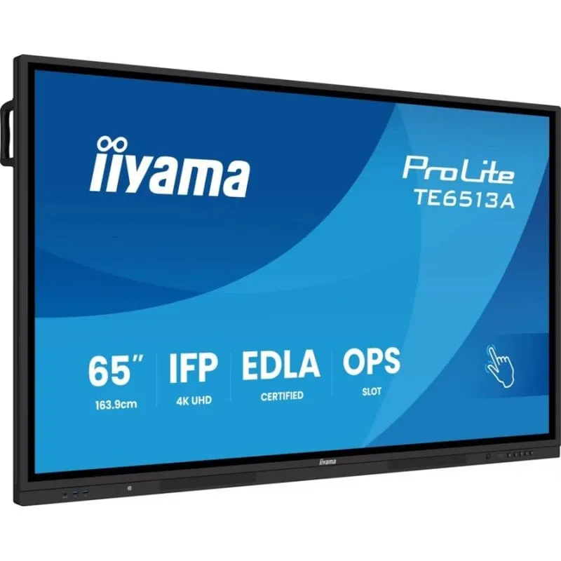 Schermo Interattivo iiyama ProLite TE6513A-B3AG 64.5" 4K UHD Multi-Touch