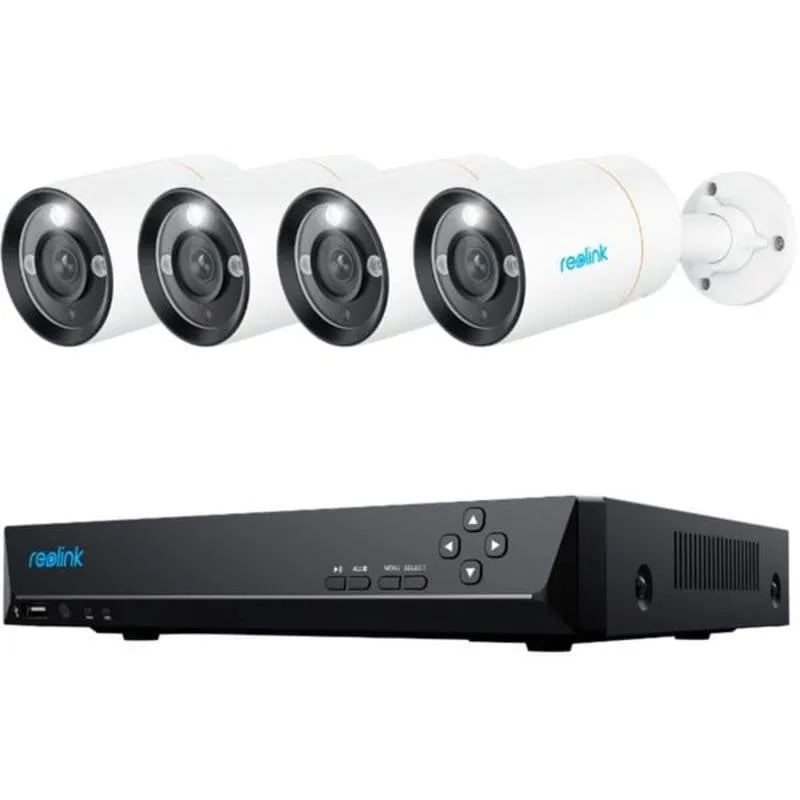 Videocamere di sorveglianza Reolink NVS8-12MB4 12MP Visione Notturna Interna ed Esterna IA