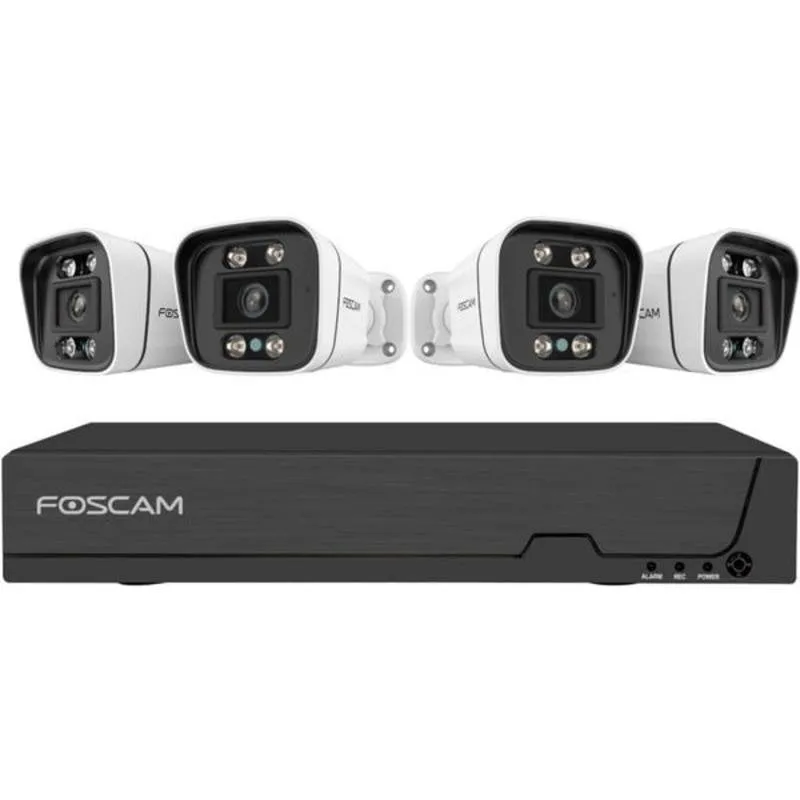 Videocamere di sorveglianza Foscam FN9108E B4 2K Visione Notturna Interno ed Esterno Audio Bidirezionale