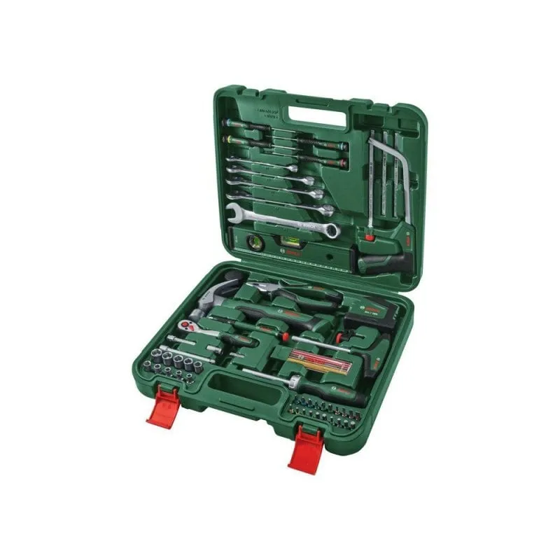 Set Utensili Manuali Bosch 63 Pezzi Universal con Valigetta Rigida