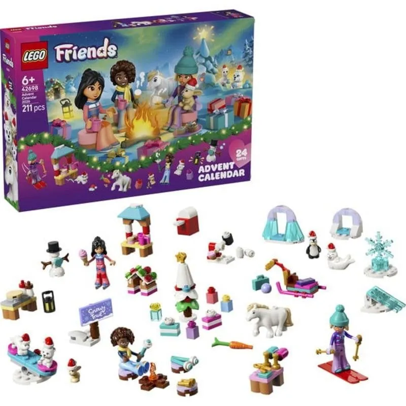LEGO Friends Calendario dell'Avvento 42698 211 pezzi
