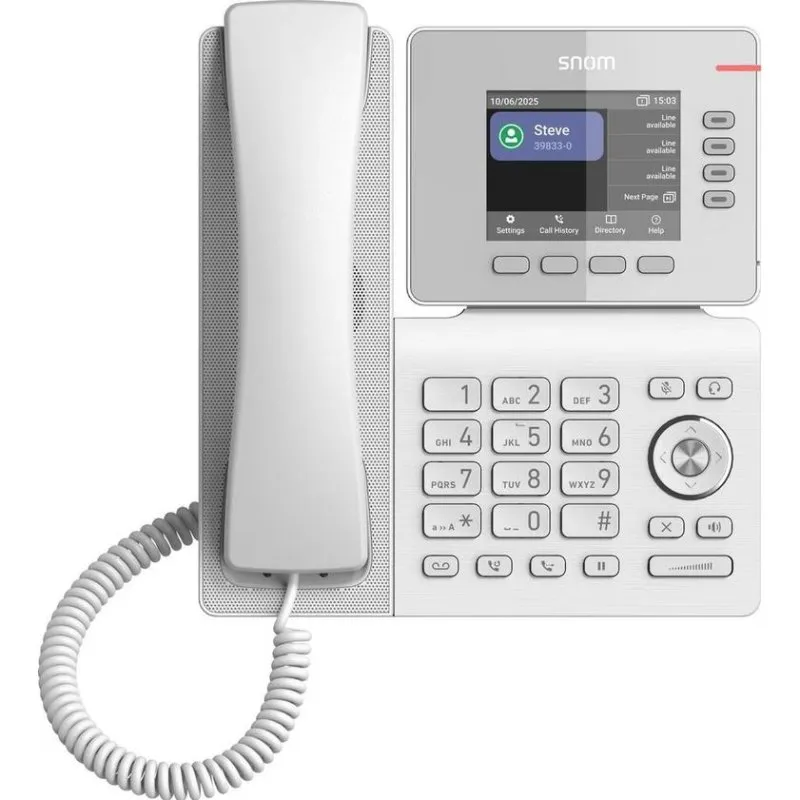 Telefono da Scrivania VoIP Snom D810W WiFi Bluetooth Display 3,36" Bianco
