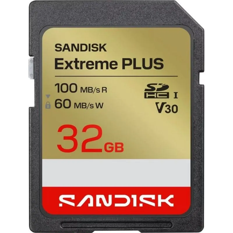 Scheda SDHC SanDisk Extreme PLUS 32 GB UHS-I U3 V30 100 MB/s