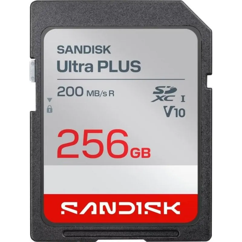 Scheda di memoria Sandisk SDSDUBQ-256G-GN6IN 256GB UHS-I 200MB/s resistente