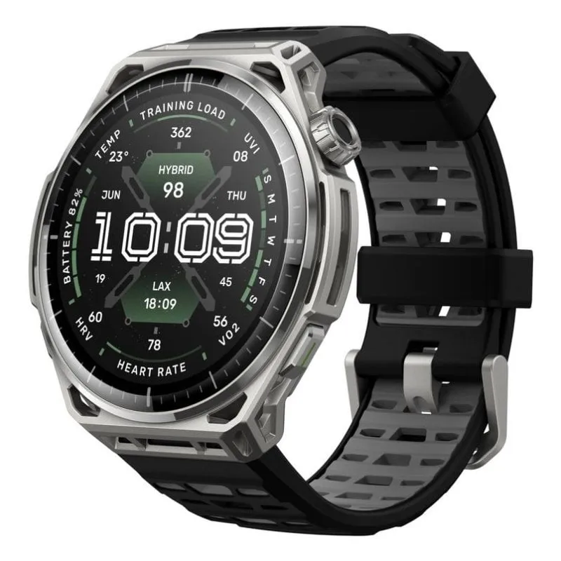 Amazfit Balance 3 Bluetooth GPS NFC 44mm Acciaio Nero Taglia Unica Impermeabile 10ATM SpO2