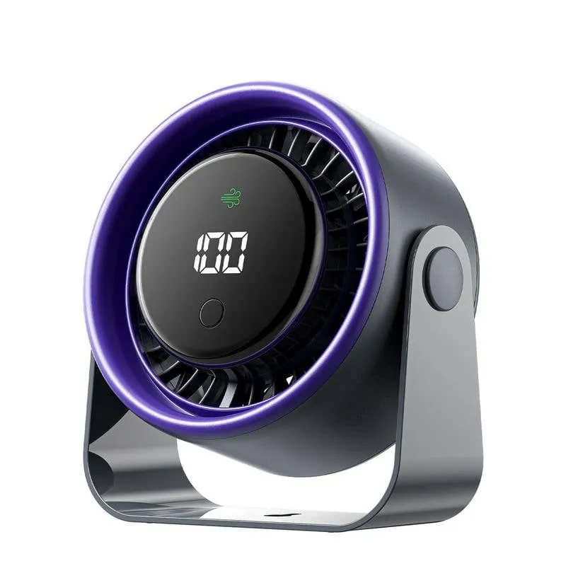 Mini Ventilatore Portatile Vention PBJH0 10W 3 Velocità Batteria 3000mAh USB-C Display Digitale