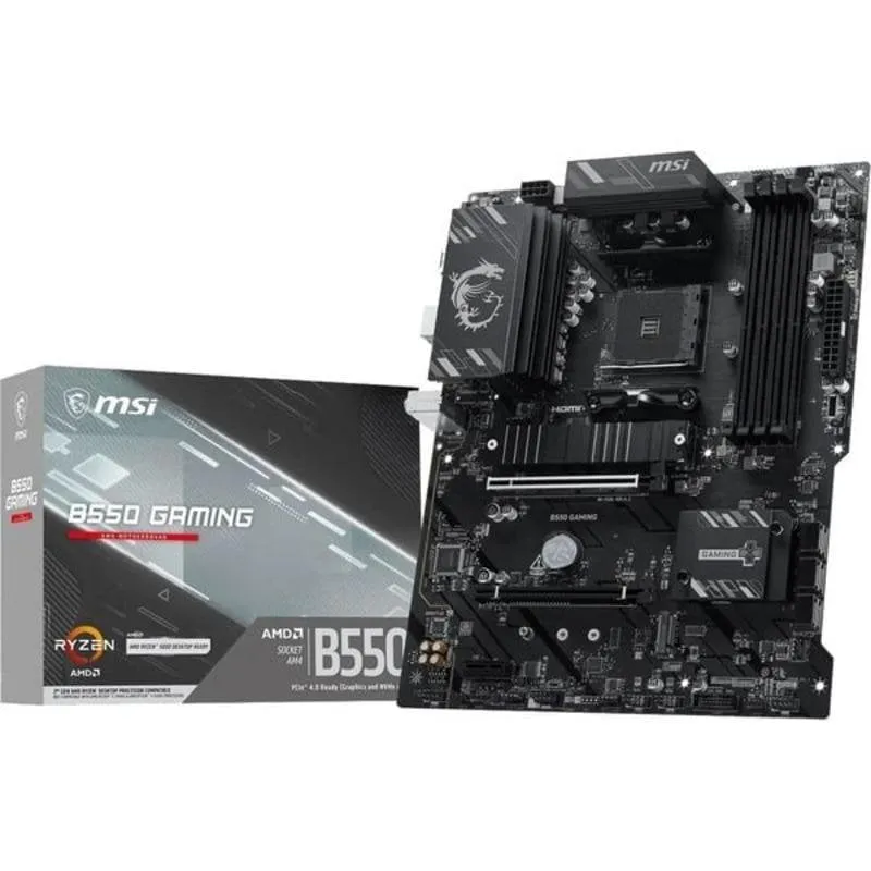 Schede Madri MSI B550 GAMING AMD B550 AM4 DDR4 ATX PCIe 4.0 RGB