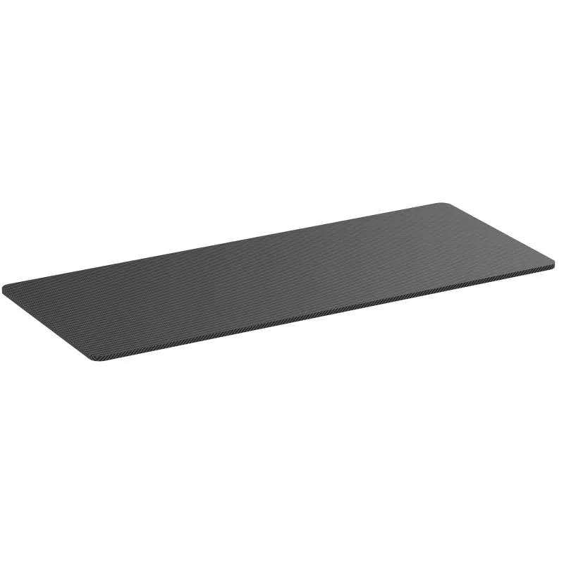 Scrivania Kimex 150-0718 Carbonio 180 x 75 cm Bordi Arrotondati