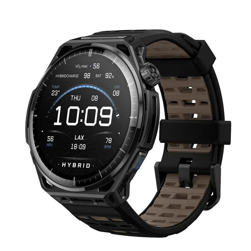 Amazfit Balance 3 Bluetooth GPS NFC 44,8mm Titanio Nero Taglia Unica Impermeabile 10ATM SpO2