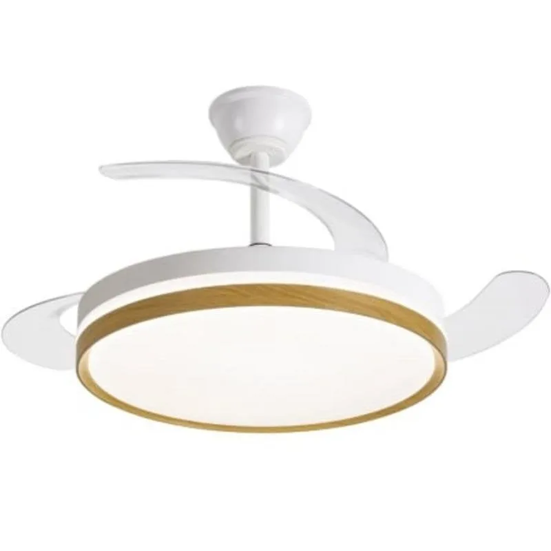 Ventilatore da Soffitto con Luce Daewoo DW5010 30W 106cm 6 Velocità Pale Retrattili Silenzioso Telecomando e App