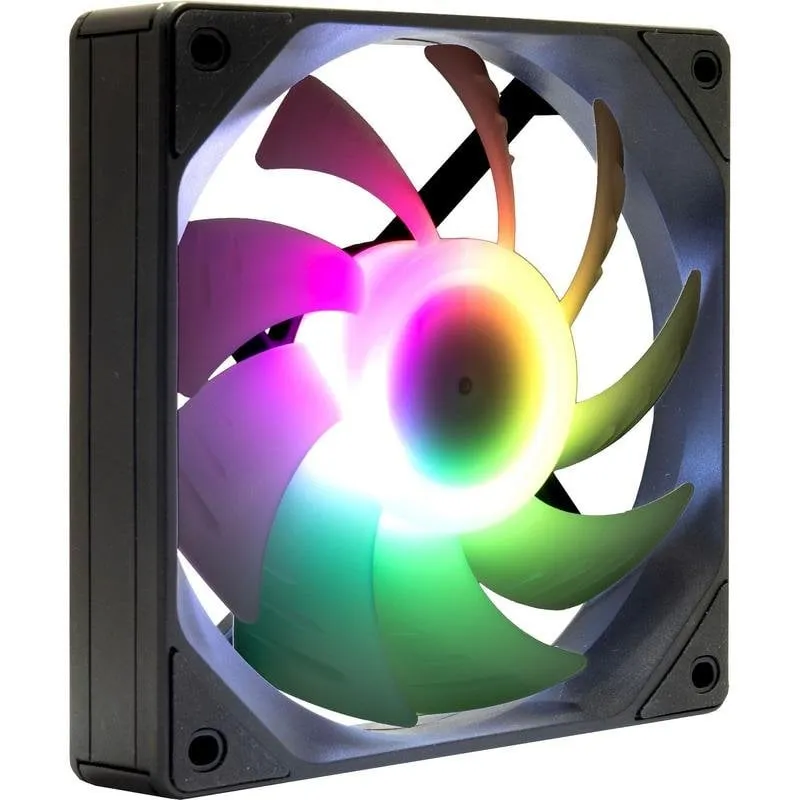 Raffreddamento Aria Inter-Tech 12 cm RGB indirizzabile PWM Ventola