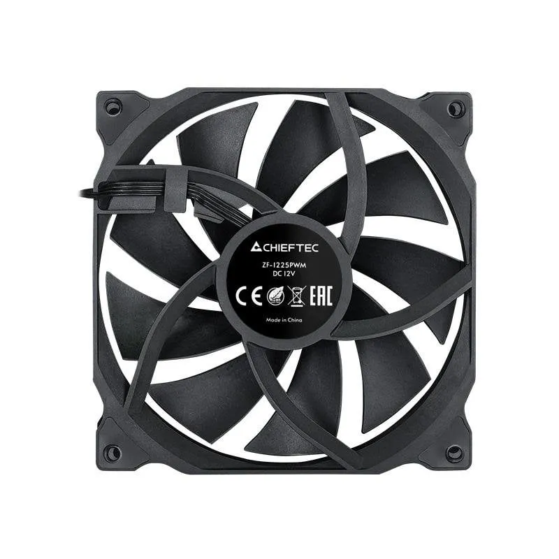Raffreddamento Aria Chieftec 120mm ZF-1225PWM Idraulico Nero