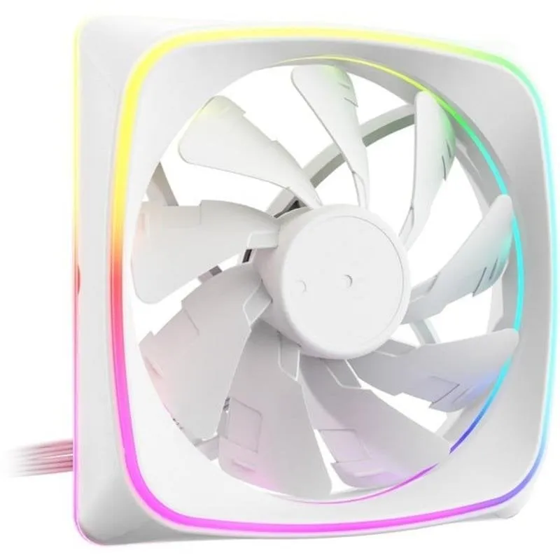Raffreddamento Aria Sharkoon 120mm RGB PWM Bianco con Illuminazione Indirizzabile