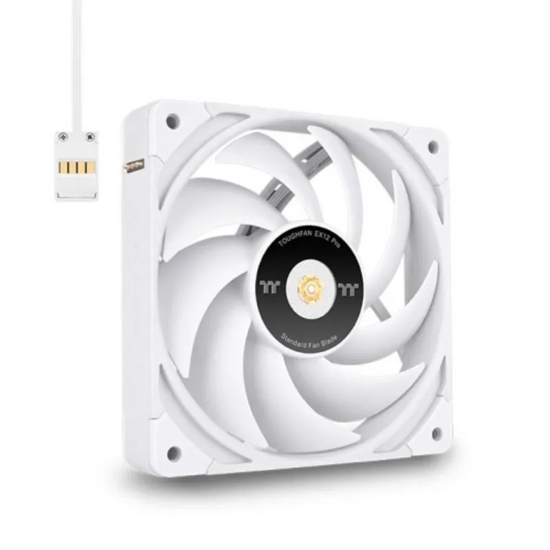 Raffreddamento Aria Thermaltake 120 mm TOUGHFAN EX12 Pro Bianco 3 Pezzi