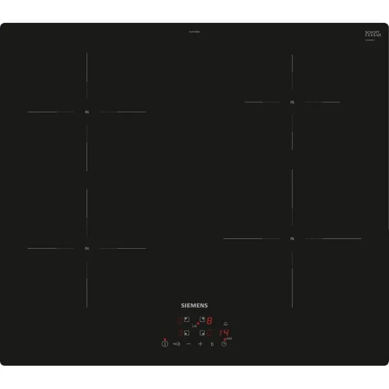 Piano a Induzione Siemens iQ100 60 cm 4 Zone Nero