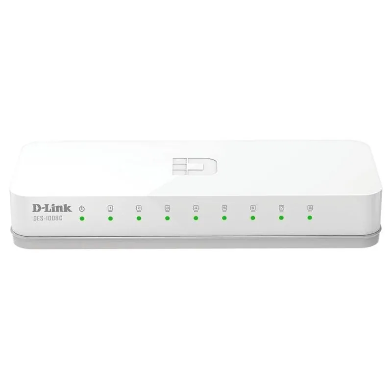 Switch D-Link DES-1008C 8 porte Fast Ethernet 10/100 Mbps