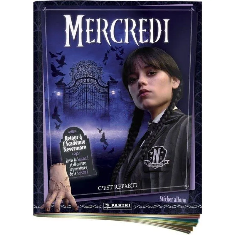 Album Figurine Panini Wednesday Stagione 2 - 199 Figurine + Poster