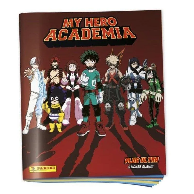 Album Panini My Hero Academia con Porta-carte 200 Figurine e 50 Carte