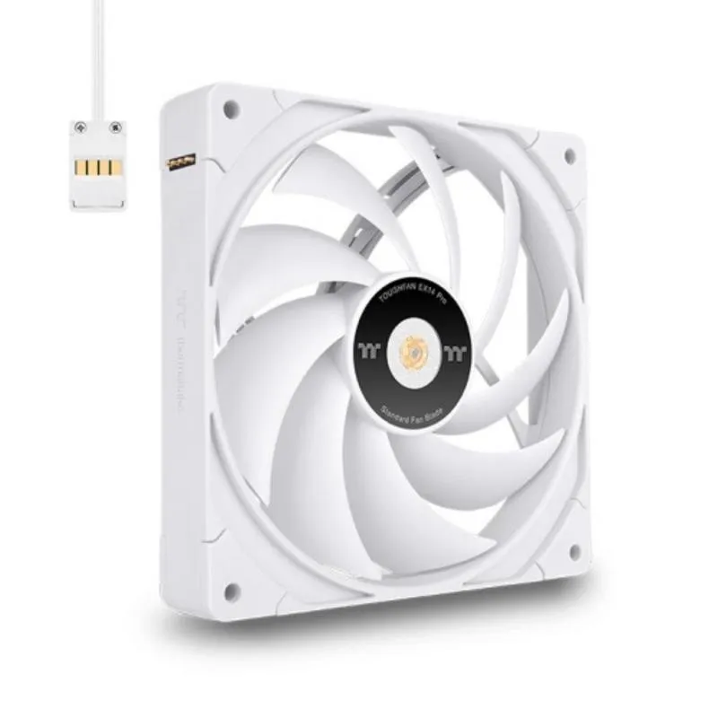 Raffreddamento Aria Thermaltake 140 mm TOUGHFAN EX14 Pro bianco 3 unità