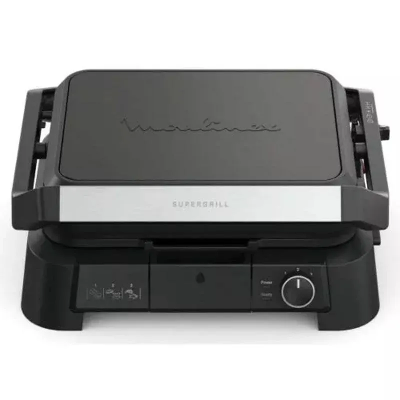 Grill Moulinex GI5108F0 2000W 3 in 1 Nero