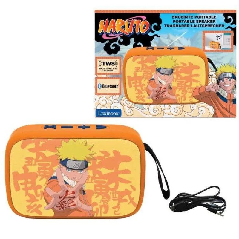 Altoparlanti Bluetooth Lexibook Portatile Naruto Bluetooth 5.0 1200 mAh TWS