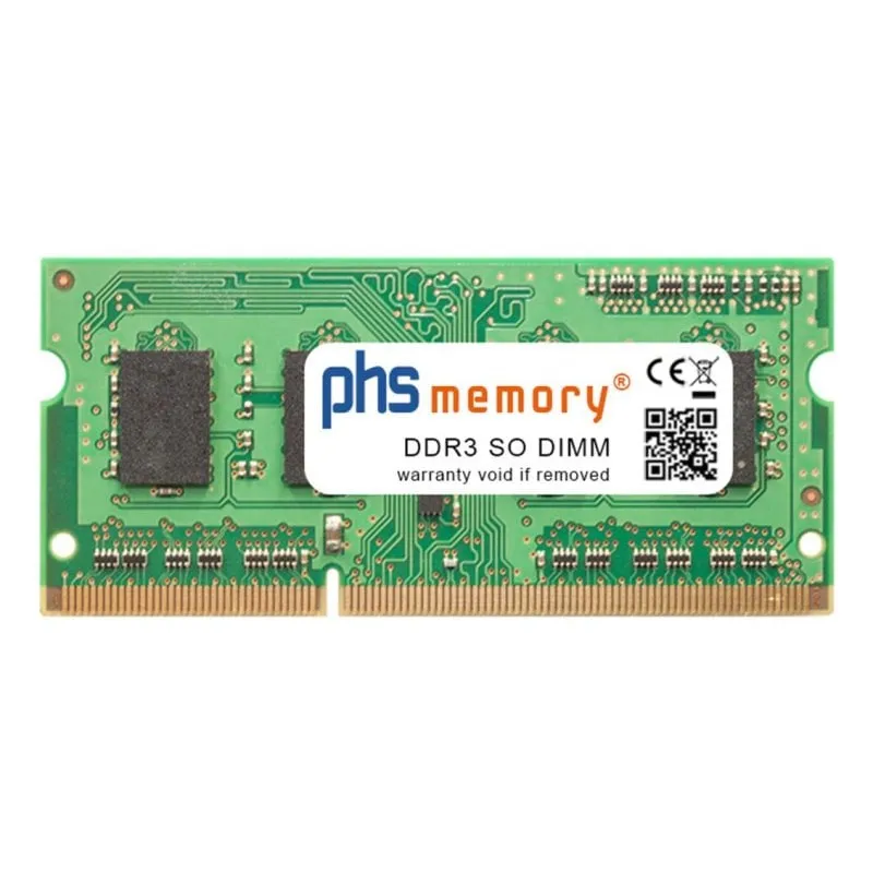 Memoria RAM PHS-memory SP159156 4GB DDR3 1600MHz 204-pin SO-DIMM 1,35V