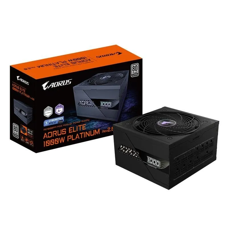 Fonte di Alimentazione GIGABYTE Aorus Elite P1000W V2 1000W 80 PLUS Platinum modulare
