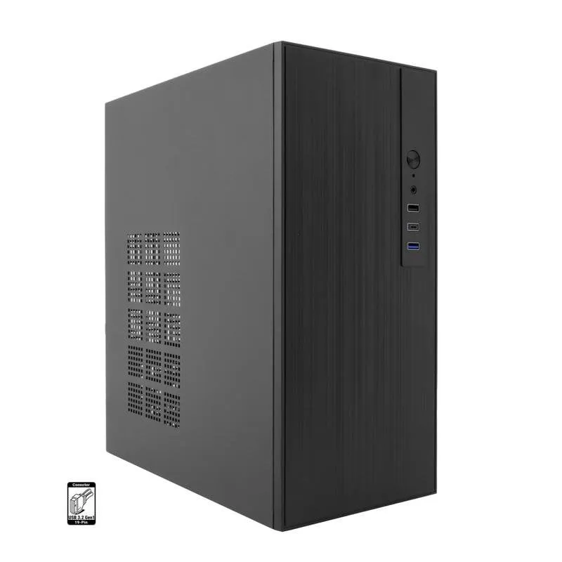 Case PC CoolBox M460 Micro ATX USB-C 3.2 Gen1 senza alimentazione
