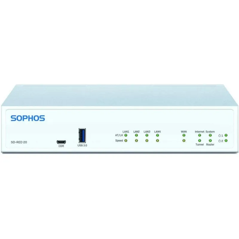 Estensore firewall Sophos SD-RED 20 250 Mbit/s 4 porte Ethernet