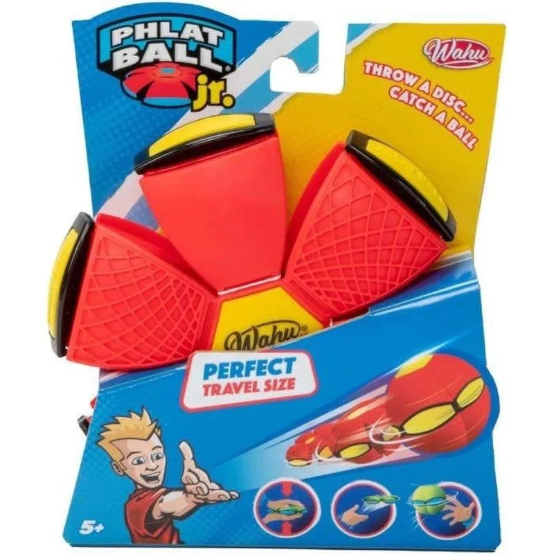 Disco Pieghevole Goliath Phlat Ball Junior Rosso da 6" che si trasforma in palla da 4"