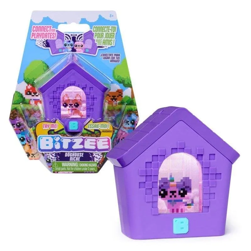 Bitzee Doghouse Spin Master Mascotte Digitale Interattiva 15 Cuccioli 6 Minigiochi
