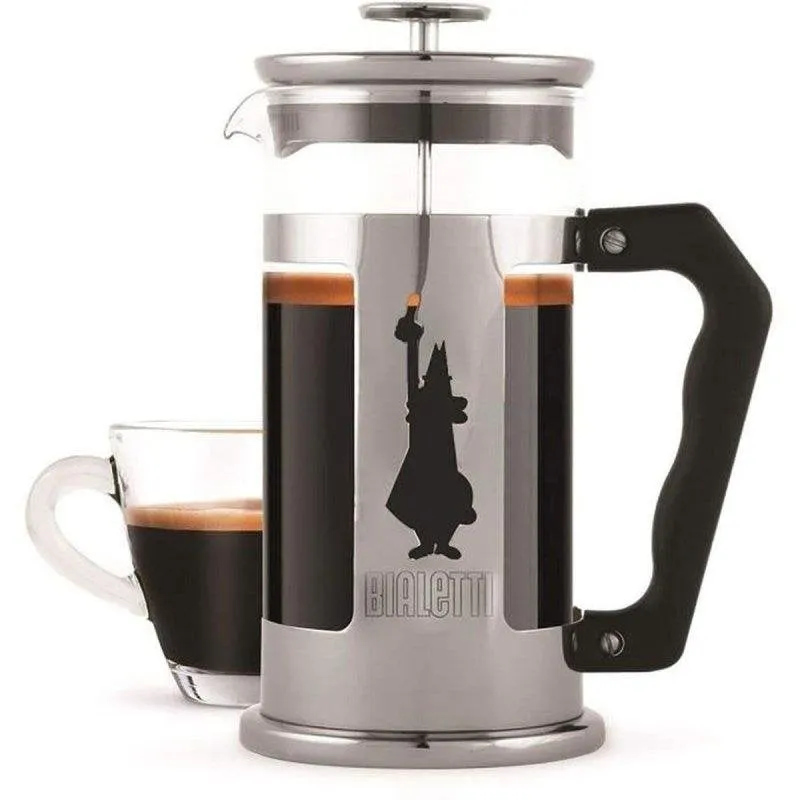 Caffettiera a stantuffo Bialetti Preziosa 350 ml acciaio inox e vetro borosilicato