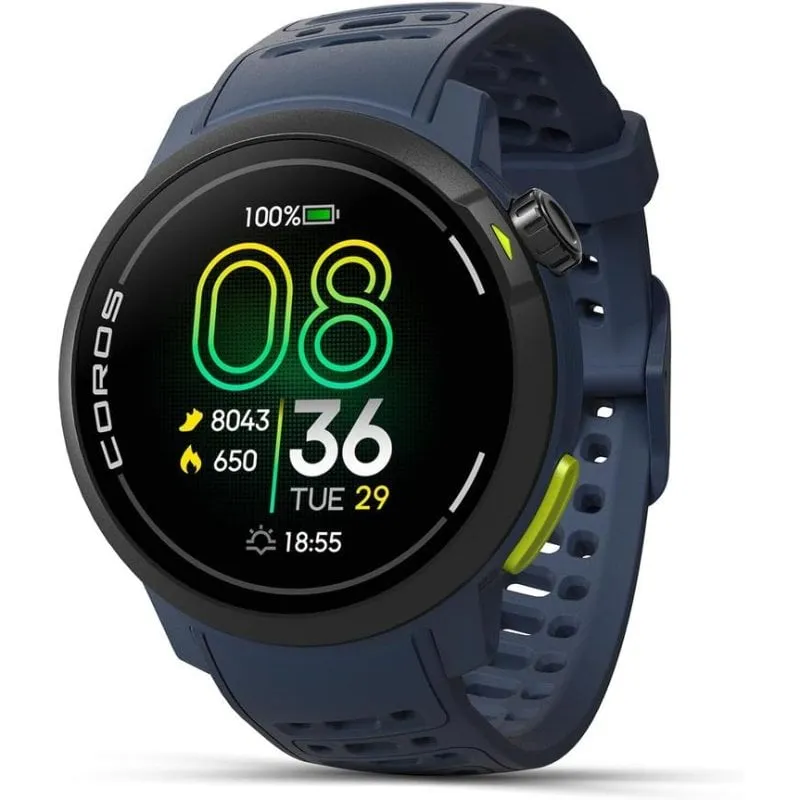 COROS PACE Pro Bluetooth GPS 1,3'' AMOLED Blu Montaggio Polso 20 Giorni Batteria