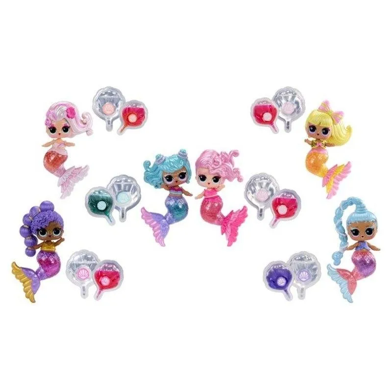 Mini Bambola L.O.L. Surprise! Mermaids Makeover Magic Multicolore Senza Batterie
