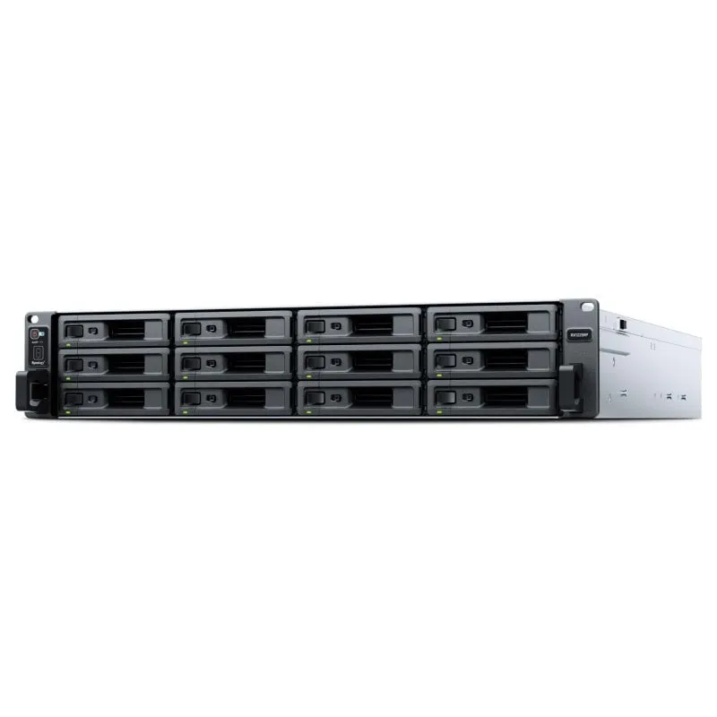 Disco Duro esterno Synology 12 bay SATA Rack 2U RX1225RP alimentazione ridondante