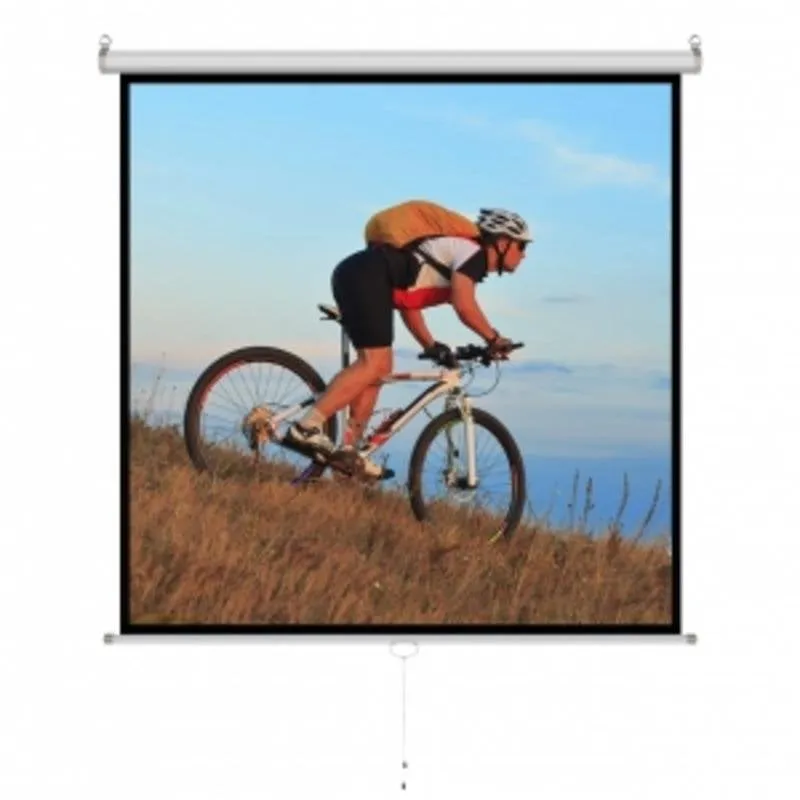 Schermo da proiezione Art ER M84 1:1 213x213 cm arrotolabile