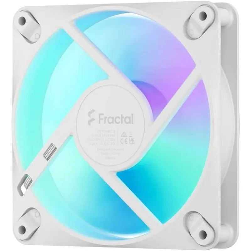 Raffreddamento Aria Fractal 120mm Dynamic 3 Reverse PWM RGB Bianco