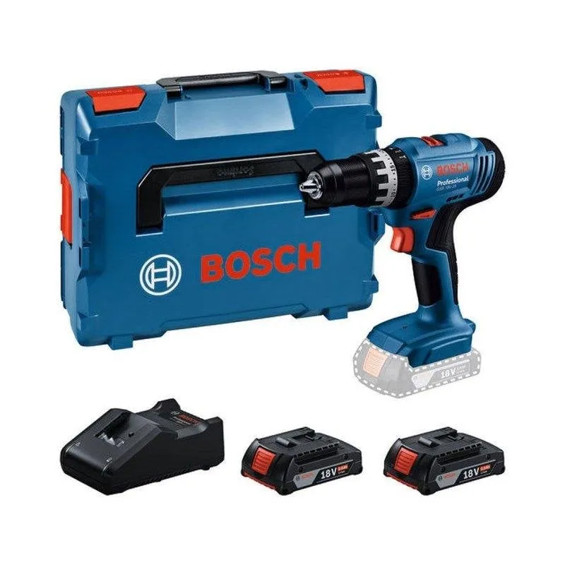 Trapano a percussione Bosch Professional GSB 18V-25 2x2.0Ah 56Nm