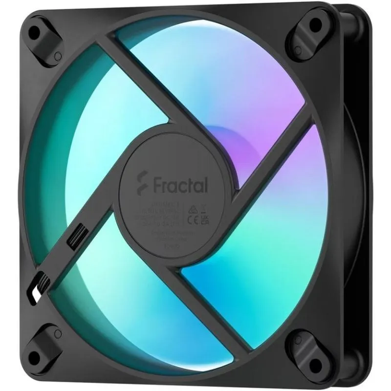 Raffreddamento Aria Fractal 120mm Dynamic 3 Reverse PWM RGB Nero