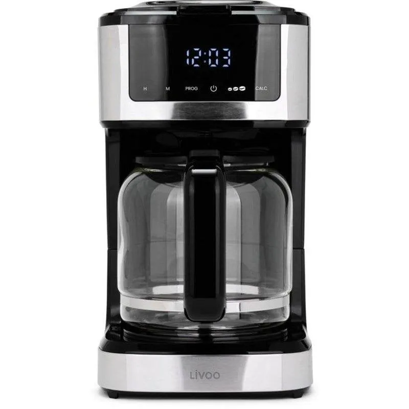 Caffettiera a filtro programmabile Livoo DOD208 1,8 L 15 Tazze 900 W touch LED